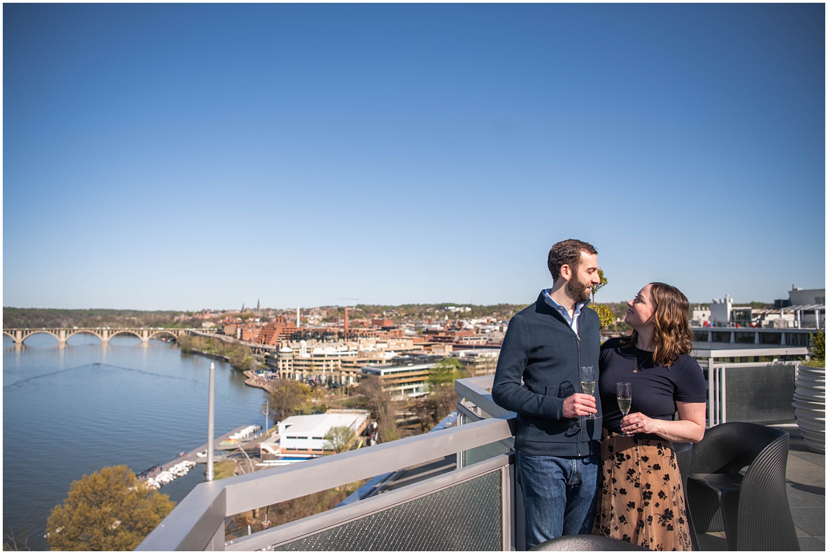 Kennedy Center and Watergate Hotel engagement session